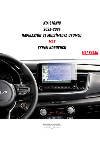 UniqAnatolia Kia Stonic 2023-2024 Navigation and Multimedia Compatible Matte Screen Protector