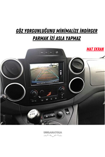 UniqAnatolia Peugeot Partner Tepee 2018 Navigation and Multimedia Compatible Matte Screen Protector