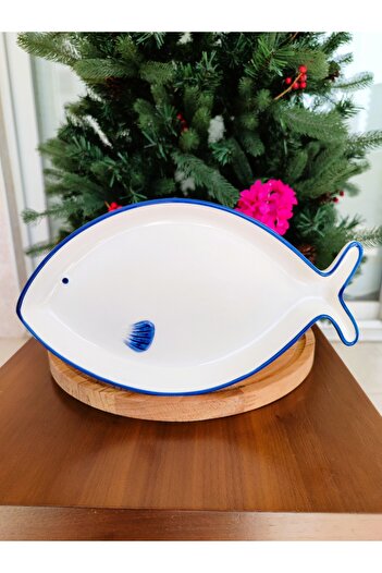 Madame Coco Marines 26 Cm Kayık Tabak - 1 Adet