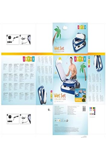 STOREMAX Chill Ii 3P, Inflatable Drink Cooler from 14 Years, Multicolored, 122 X 97 cm 1088605