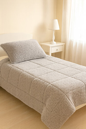 sutra Plush Single Comforter Quilt Set