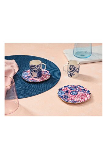 Porland Pinky Desen2 2-Person Coffee Set 80Cc