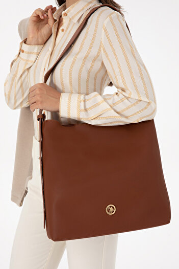 U.S. Polo Assn. Women's Tan Shoulder Bag 50317825-Vr099