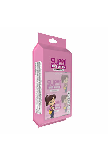 VEBOX 8-Pack Mini Pocket Wet Wipes Pink Series