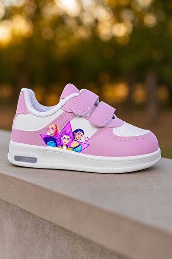 amazoondesing Işıklı huntrix iblis avcıları sweet baskılı Kız Çocuk Spor ayakkabı sneaker
