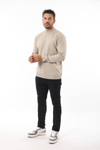 Rodrigo Men's Non-Pilling Standard Fit Half Turtleneck Knit Sweater