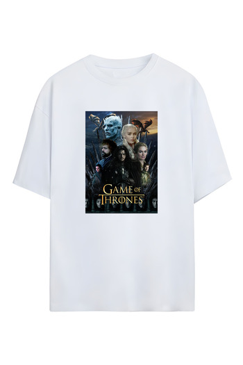 MAGORS Game of Thrones Designed Unisex Oversize Cotton Tshirt