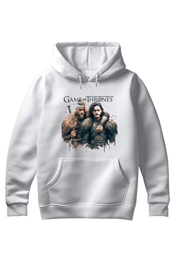SVART WEAR GAME OF THRONES-ΣΧΕΔΙΑΣΜΟΣ ΤΖΟΝ ΣΝΟΥ ΦΟΥΤΕΡ ΜΕ ΚΑΠΑΚΙ ΥΨΗΛΗΣ ΠΟΙΟΤΗΤΑΣ ΑΠΟ ΒΑΜΒΑΚΙ (HOODIE)