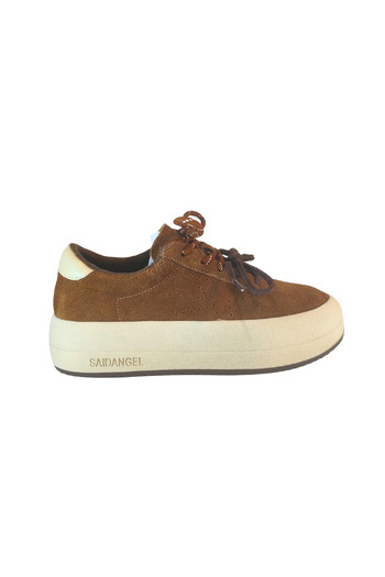 Guja Women's (Leather) Suede Double-Colored Double-Laced Sneaker Shoes