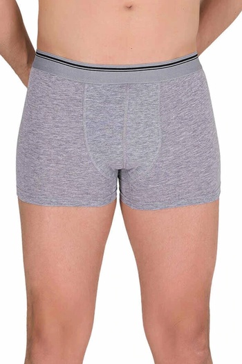 shopwave Lycra Men's Large Size Boxer Shorts Gray 1097B