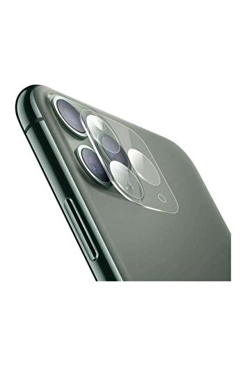 Generic واقي شاشة زجاجي لعدسة الكاميرا لجهاز Apple iPhone 11Pro شفاف