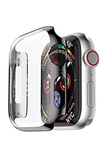 Generic PC Frame Case Cover For Apple Watch Series 4 Black