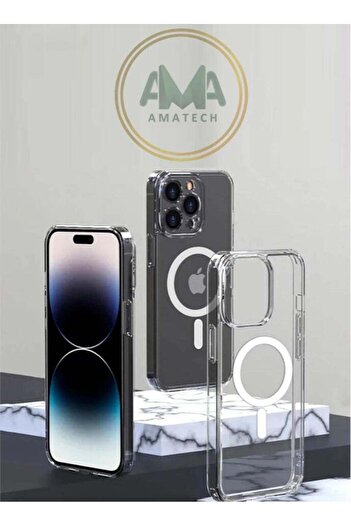 Generic Transparent cover with sturdy corners that supports the MacSave wireless charging feature for iPhone