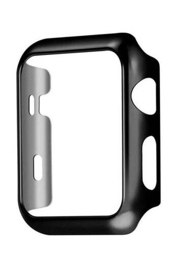 Generic Plastic Hard Protective Case Cover For Smart Watch Series 3 Black