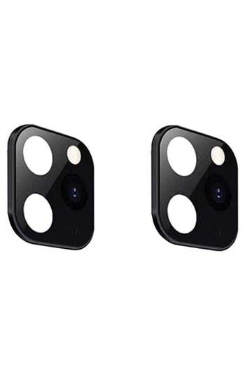 Margoun 2-Piece iPhone X Change To iPhone 11 Pro Lens Cover Set 3millimeter Black Black