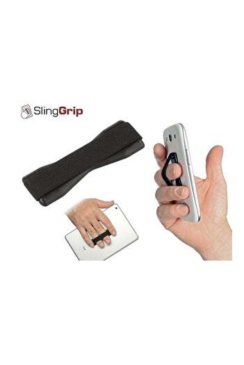 Generic Sling Grip Mobile And Tablet Finger Grip Holder White