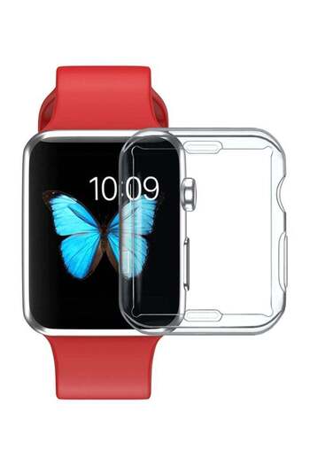 Voberry Protective Case Cover For Apple Watch Series 2/3 42mm Clear
