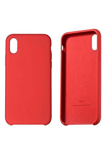 Generic Soft Silicone Case Cover For Apple iPhone X Red