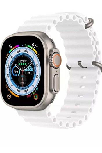 Generic The new rubber band for the Apple Watch white color 45mm
