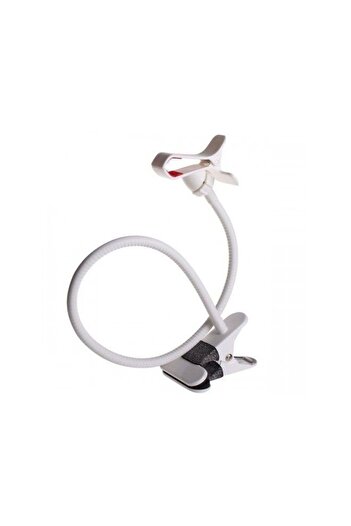 Generic Universal Adjustable Long Arms Mobile Phone Mount Holder White