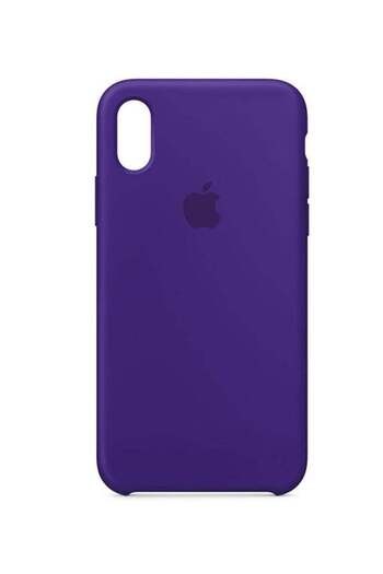 Generic Soft Silicone Case Cover For Apple iPhone X Ultra Violet