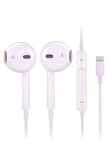 Generic Type-C Port Hi-Fi Digital 3D In-Ear Earphone With Microphone White