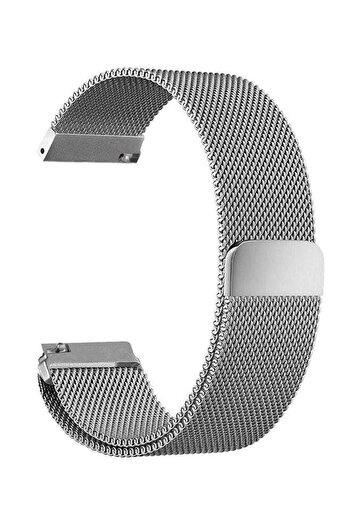 Generic Replacement Band With Magnet Lock For Samsung Gear S3 Frontier/Classic Silver