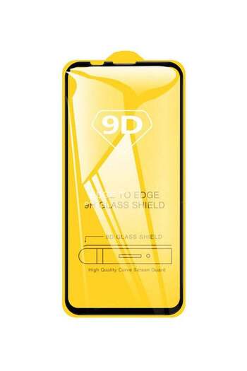 Generic واقي شاشة زجاجي مقوى 9D لهاتف هواوي نوفا 5T أسود/شفاف