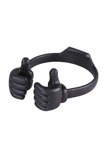 Generic Thumb OK Mobile Phone Stand Black