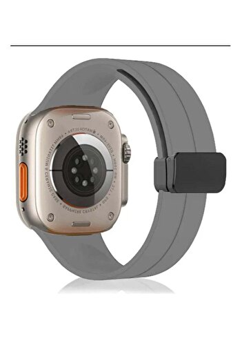 Generic Apple watch strap with magnetic closure size 42 gray