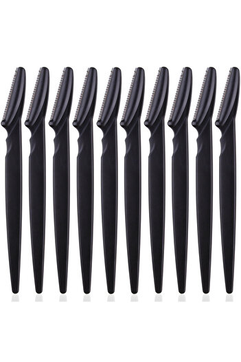 Choice4 10pcs Black 3/4/10Pcs Eyebrow Trimmer Face Blade Shaver Portable Eye Brow Epilation Hair Removal Saf