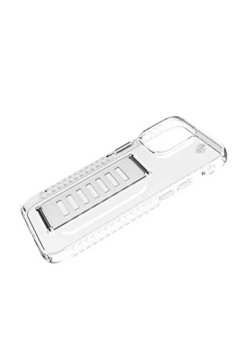 Generic Transparent Back Protective Case with Finger Holder Compatible with iPhone 15 Plus