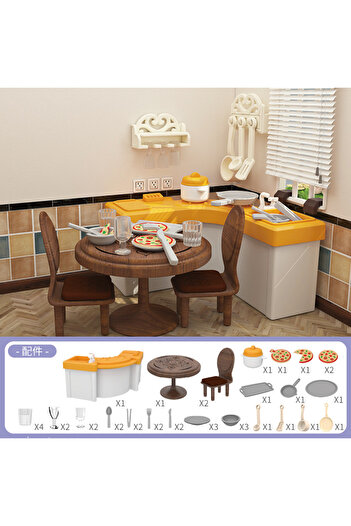 Choice8 Kitchen mini supermarket shopping games dollhouse furniture accessories Intellectual education toys
