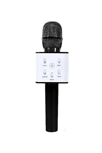 Generic Q7 Bluetooth Microphone With Speaker 6325+6485652 Black/White