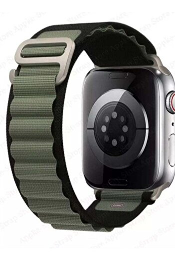 Generic Replacement band for Apple Watch black and olive size 42