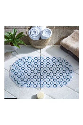Generic Sachet PVC Bath Mat Clear 38x69cm