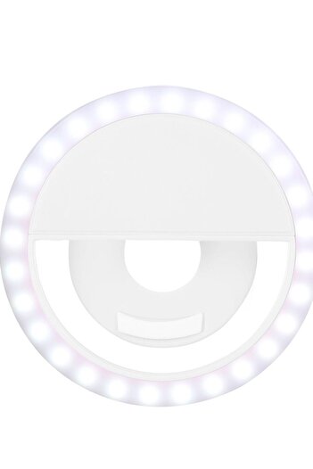 Generic LED Selfie Clip Light For Mobile Phones And Tablets White