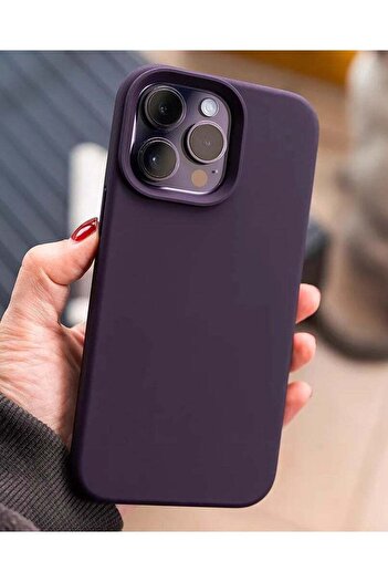 Generic Dark Purple Shockproof Back Cover Compatible with iPhone 16 Pro Max