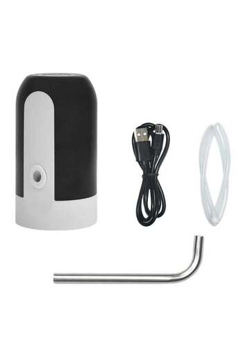 Generic Rechargeable Electrical Wireless Water Dispenser 76H Black/White