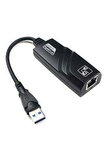 Generic محول إيثرنت محمول USB 3.0 إلى Rj45 10/100 /1000 ميجابت في الثانية شبكة LAN محول سلكي