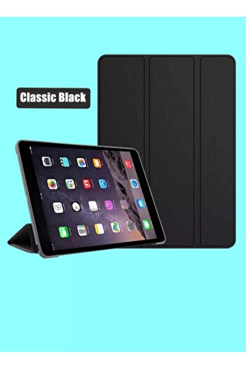Generic Black leather smart bag with a smart feature for iPad 10.2 Generation 9