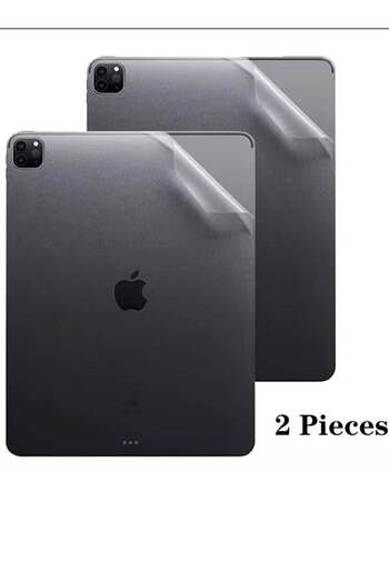 Generic 2 Pieces of transparent hydrogel back protection stickers to protect against scratches for iPad Pro