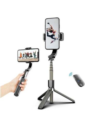 Generic 3-In-1 Phone Gimbal Stabilizer Black