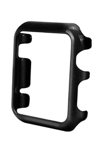 Generic Snap-On Hard Case Cover For Apple Watch 42mm Black