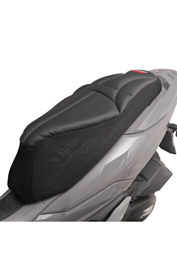 GP KOMPOZİT Gp Kompozit Mondial Strada 125 2023-2025 Compatible Mesh Motorcycle Comfort Seat Cover Black