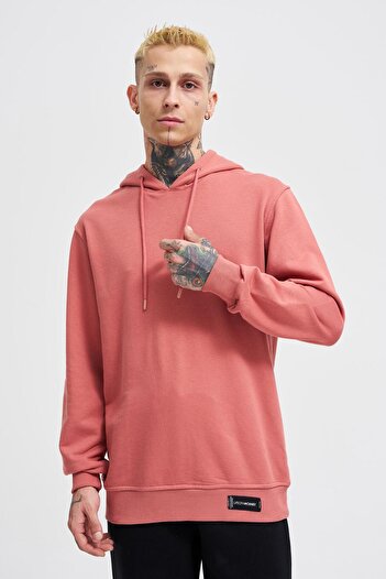 Machinist Men's Regular Non-Fleece Dusty Rose Hoodie