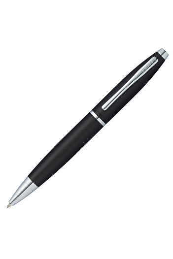 Cross Calais Full Matte Black Chrome Trim Ball Pen