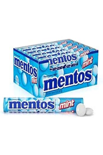 Mentos حلوى مطاطية أصلية بنكهة النعناع 26 جم × 14