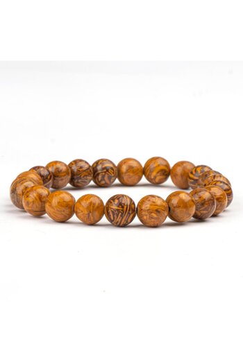 Mitr Tree Jasper Natural Stone Bracelet (8 mm) – Earth Energy