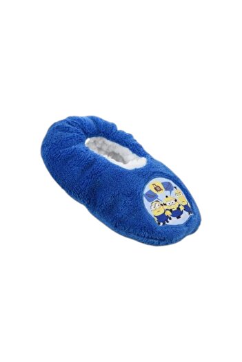 Minions Botosei de casa, caldurosi, cu talpa antiderapanta, albastru, 29-30,